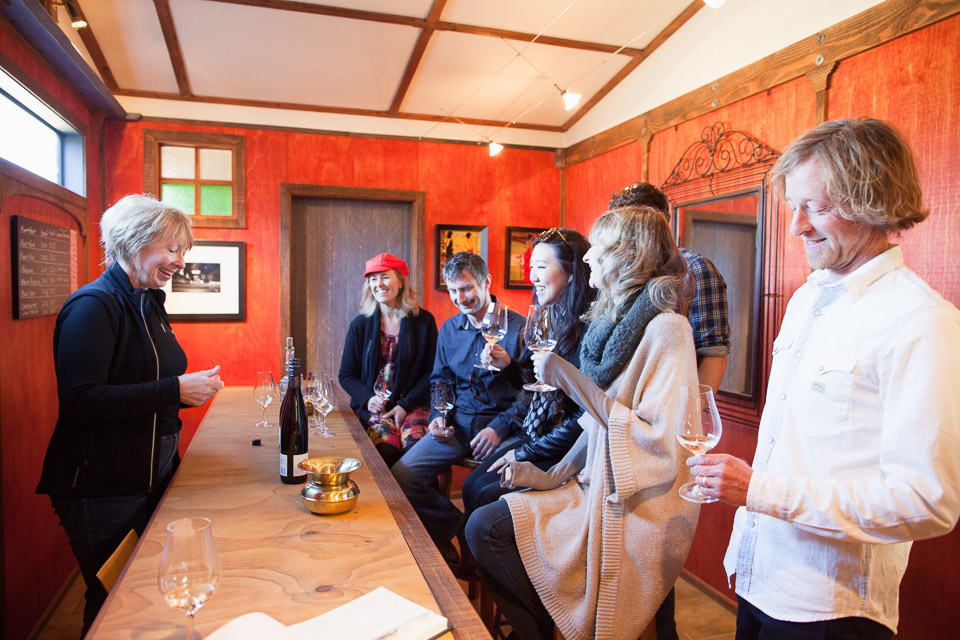 Archangel Pinot Noir wine tasting in New Zealand with Wanaka Wine Tours