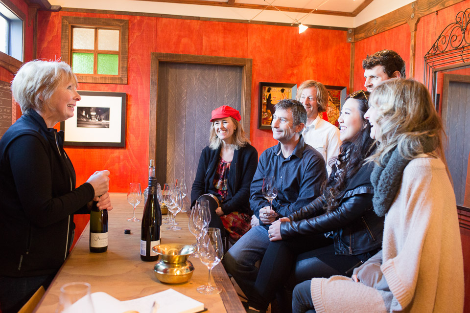 Archangel vineyard wine tasting with Wanaka Wine Tours in New Zealand